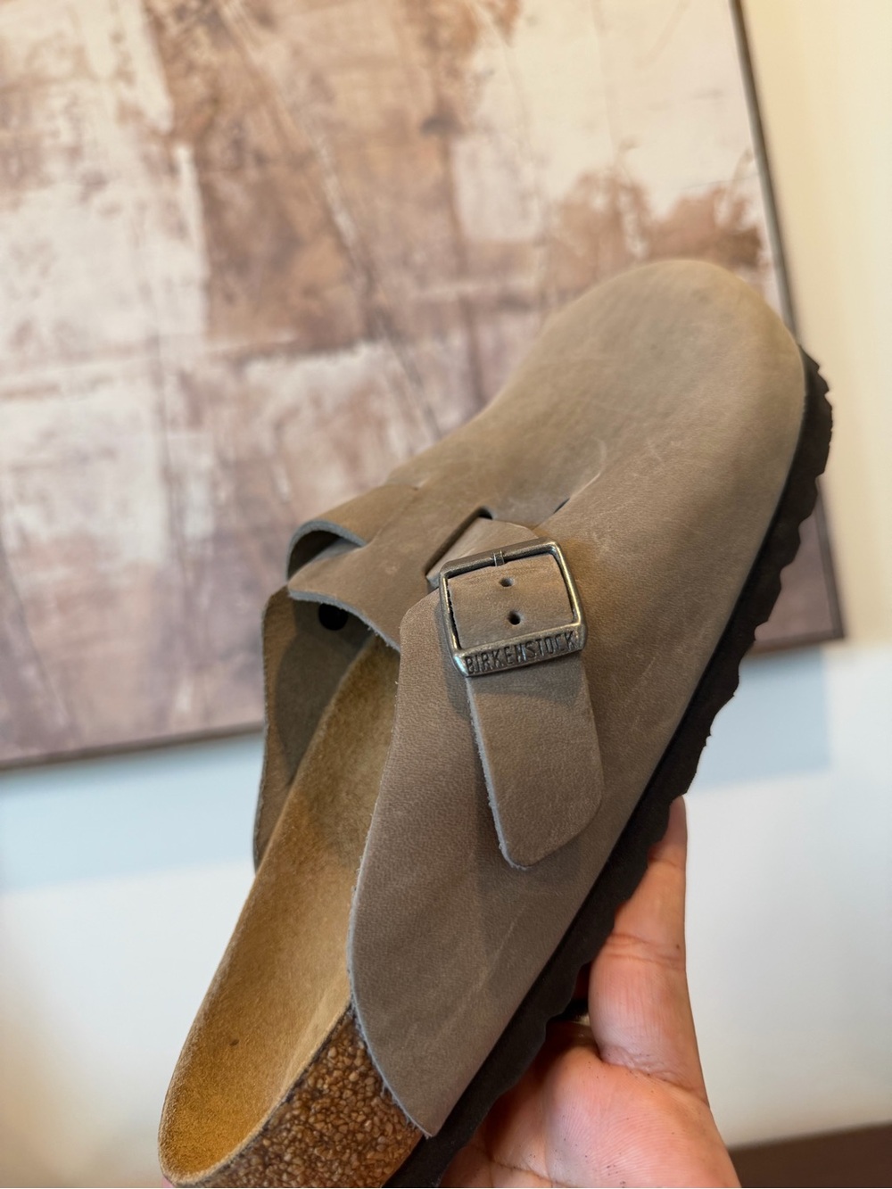 Birkenstock Boston Clogs Leather Size 39 - Picture 4 of 14